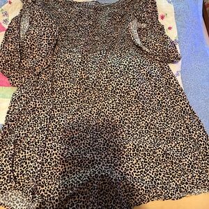 Cheetah Print Romper